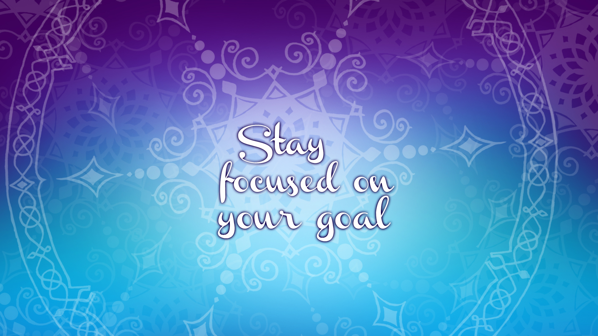 focus your goal wallpaper