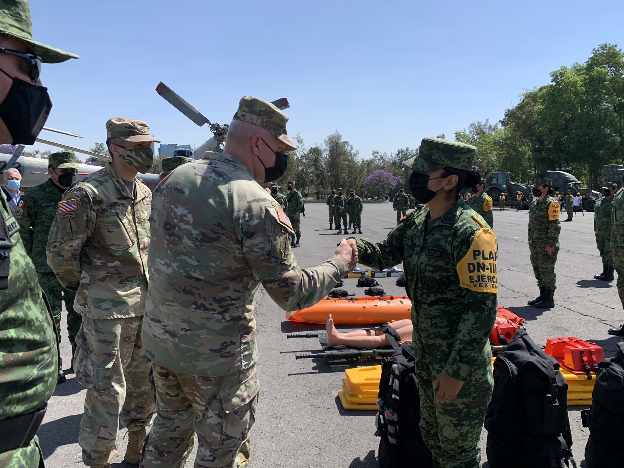 LTG John R. Evans trip to