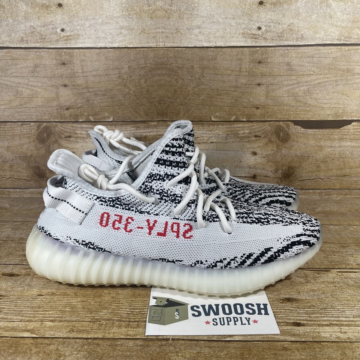 zebra yeezy size 8