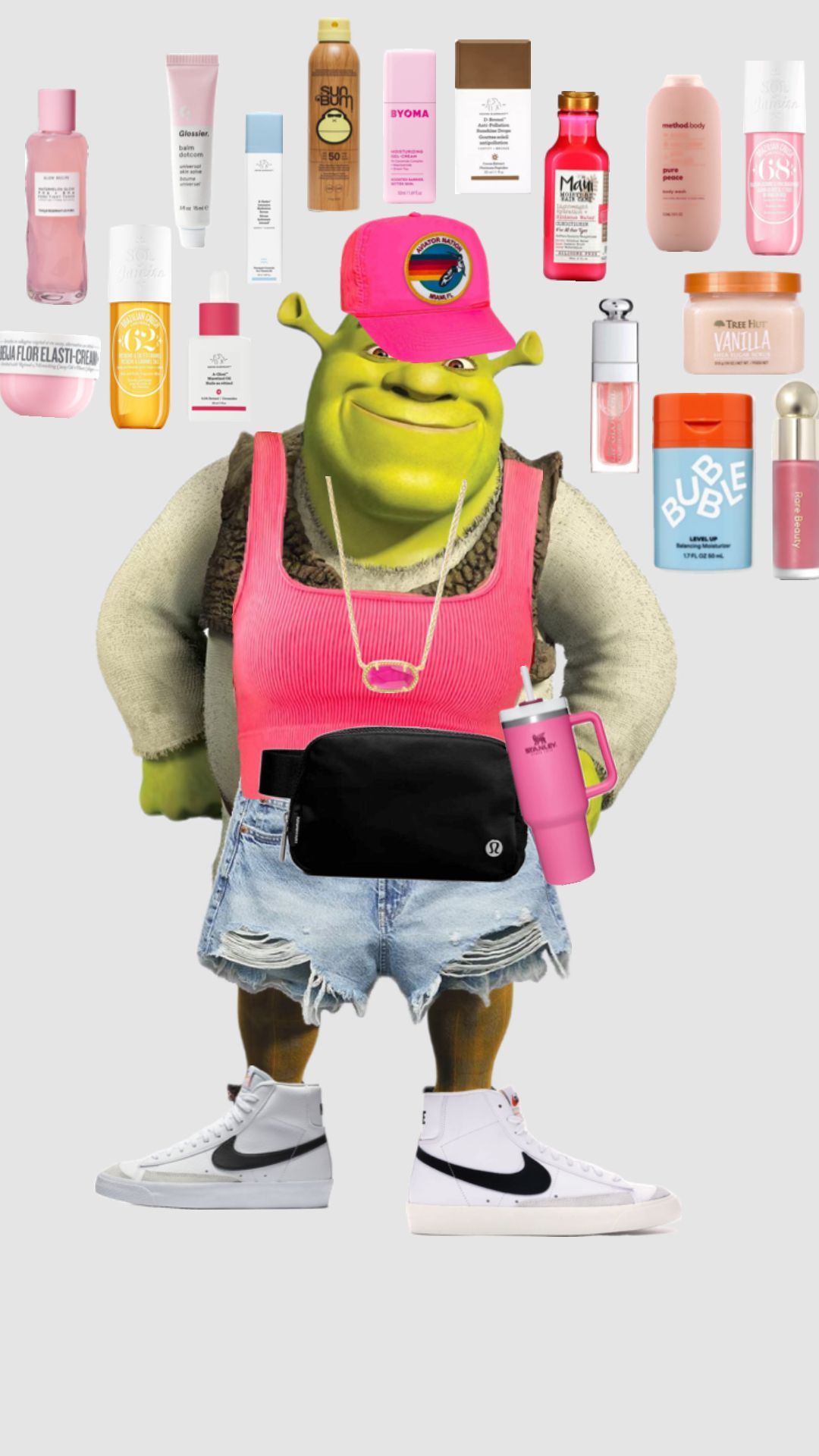 Preppy Shrek Style Inspiration