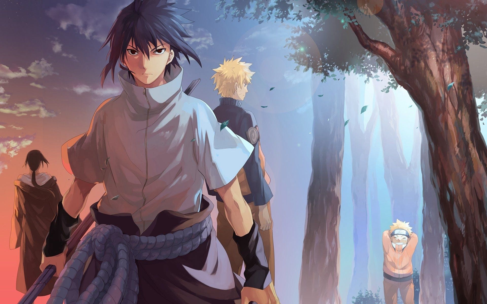 Naruto and Sasuke Wallpaper