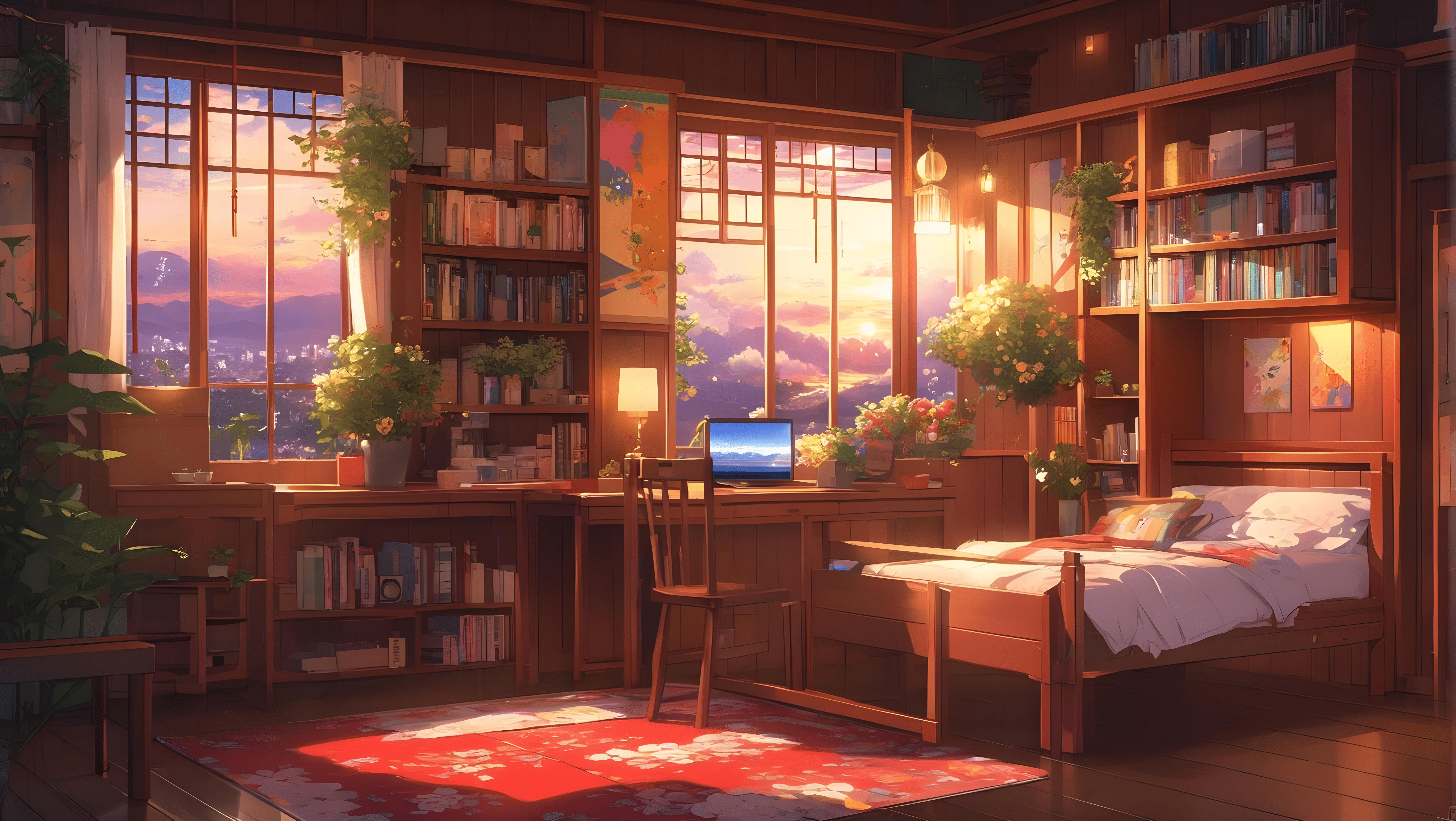 Anime Classroom 4k Ultra HD Wallpaper