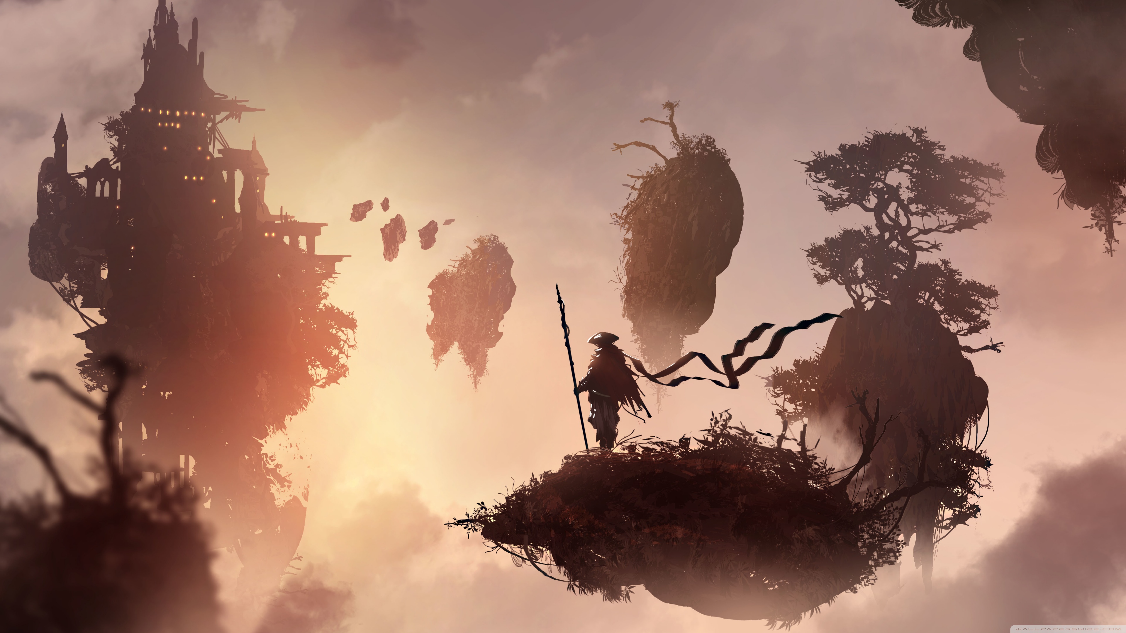 Oriental Fantasy Art Ultra HD Desktop