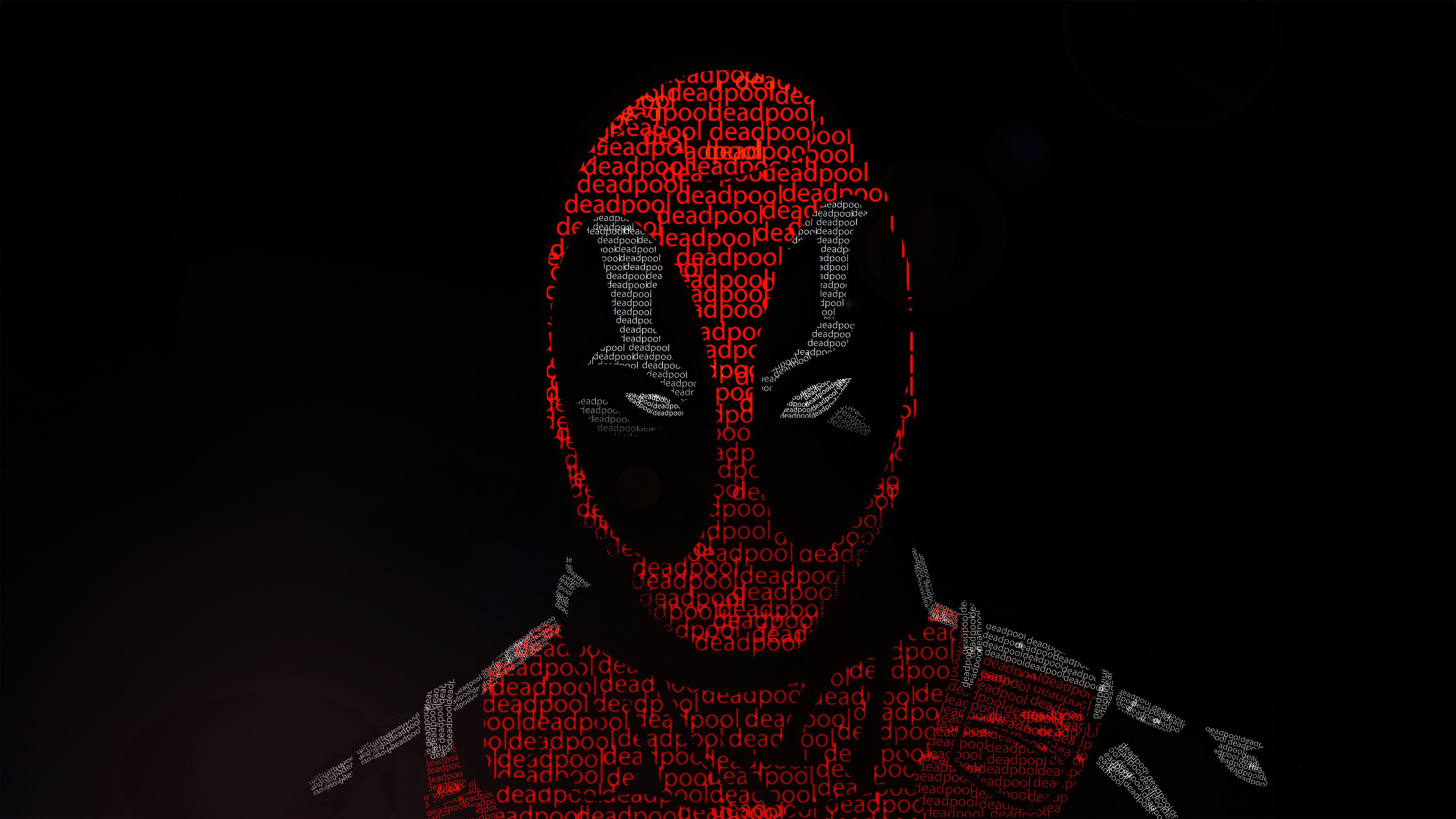Deadpool Typography Wallpaper, HD