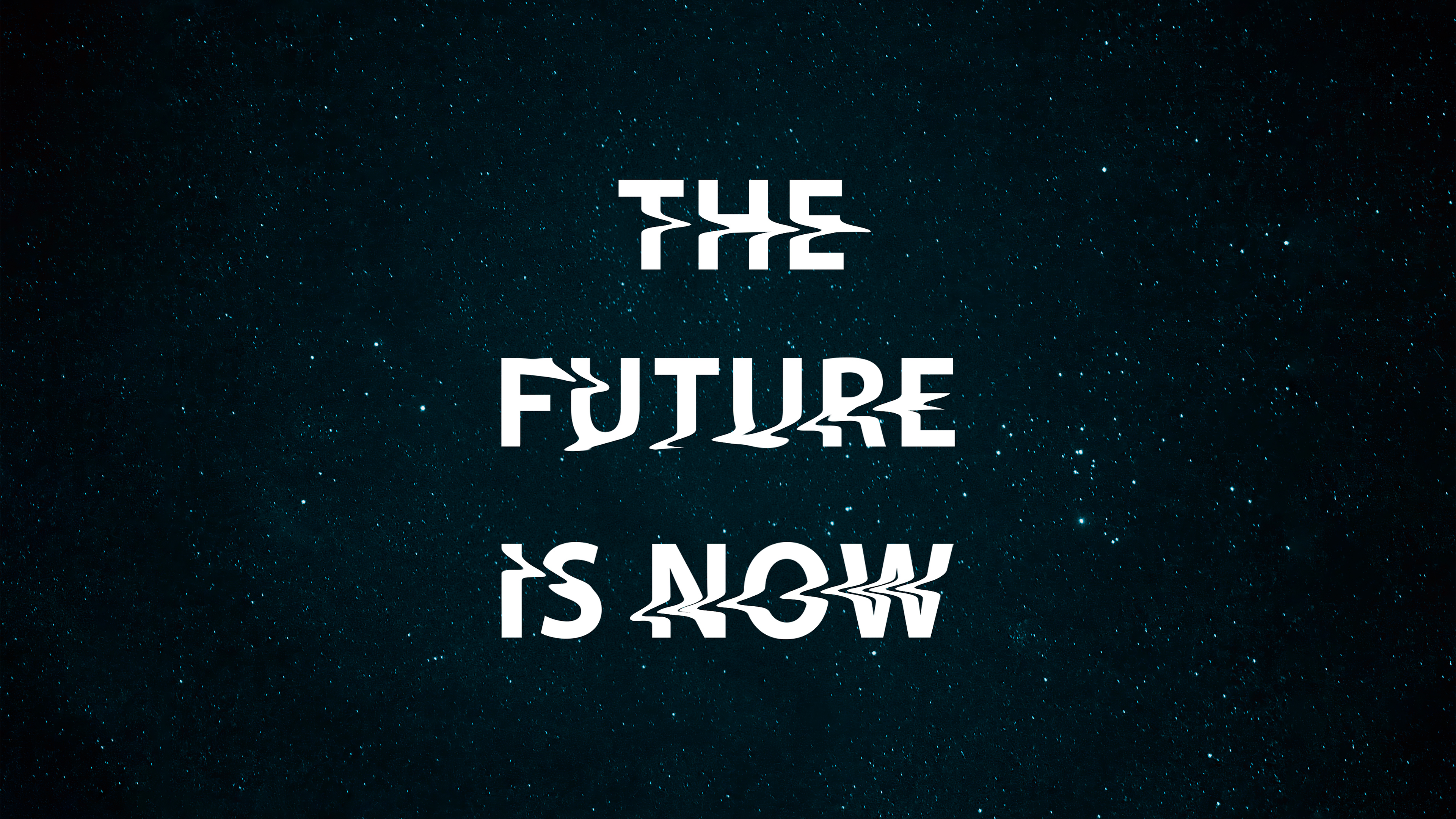 The Future Is Now Wallpaper, HD