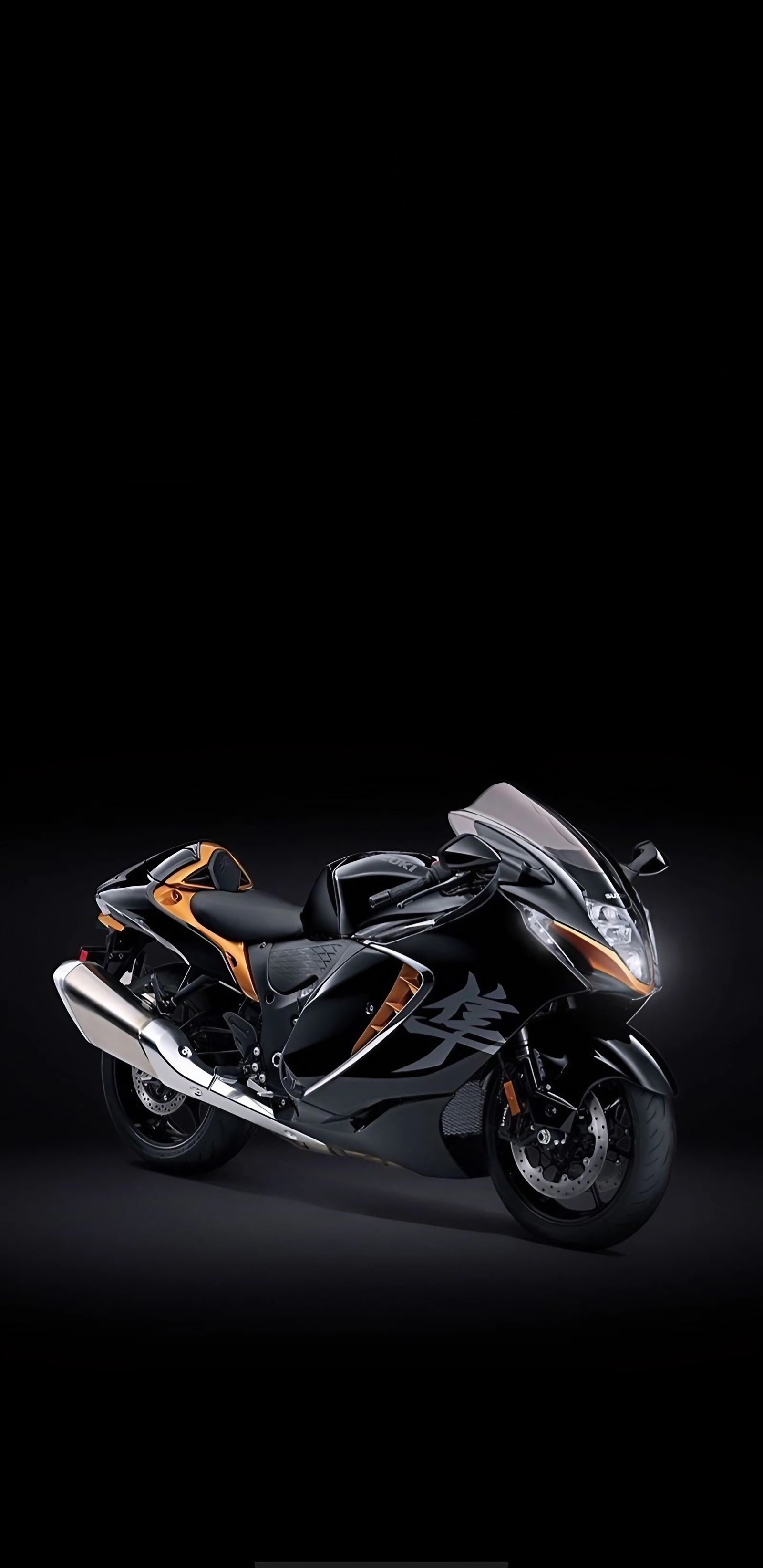 Black Suzuki Hayabusa Wallpaper