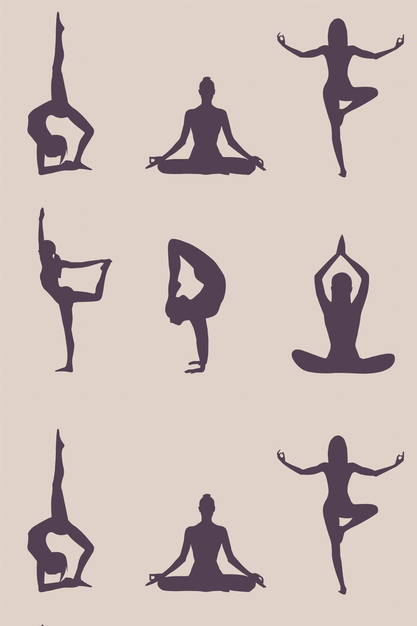 Yoga Wallpaper and Stick or Non