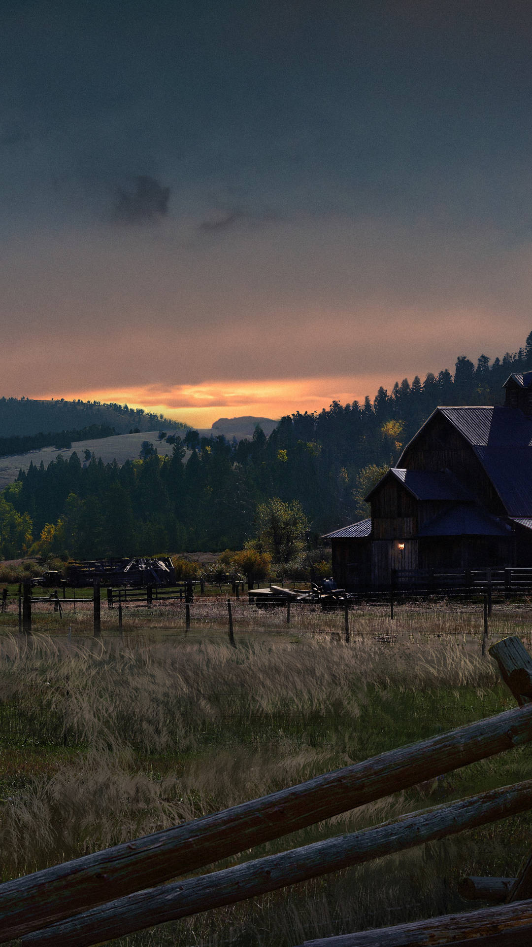 Mountain Sunset iPhone Wallpaper