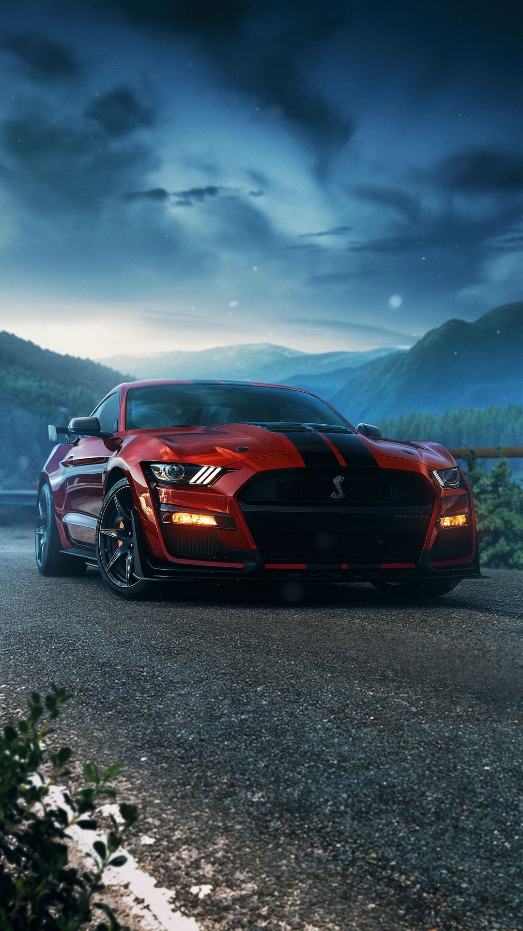 Red Super Mustang Wallpaper Download