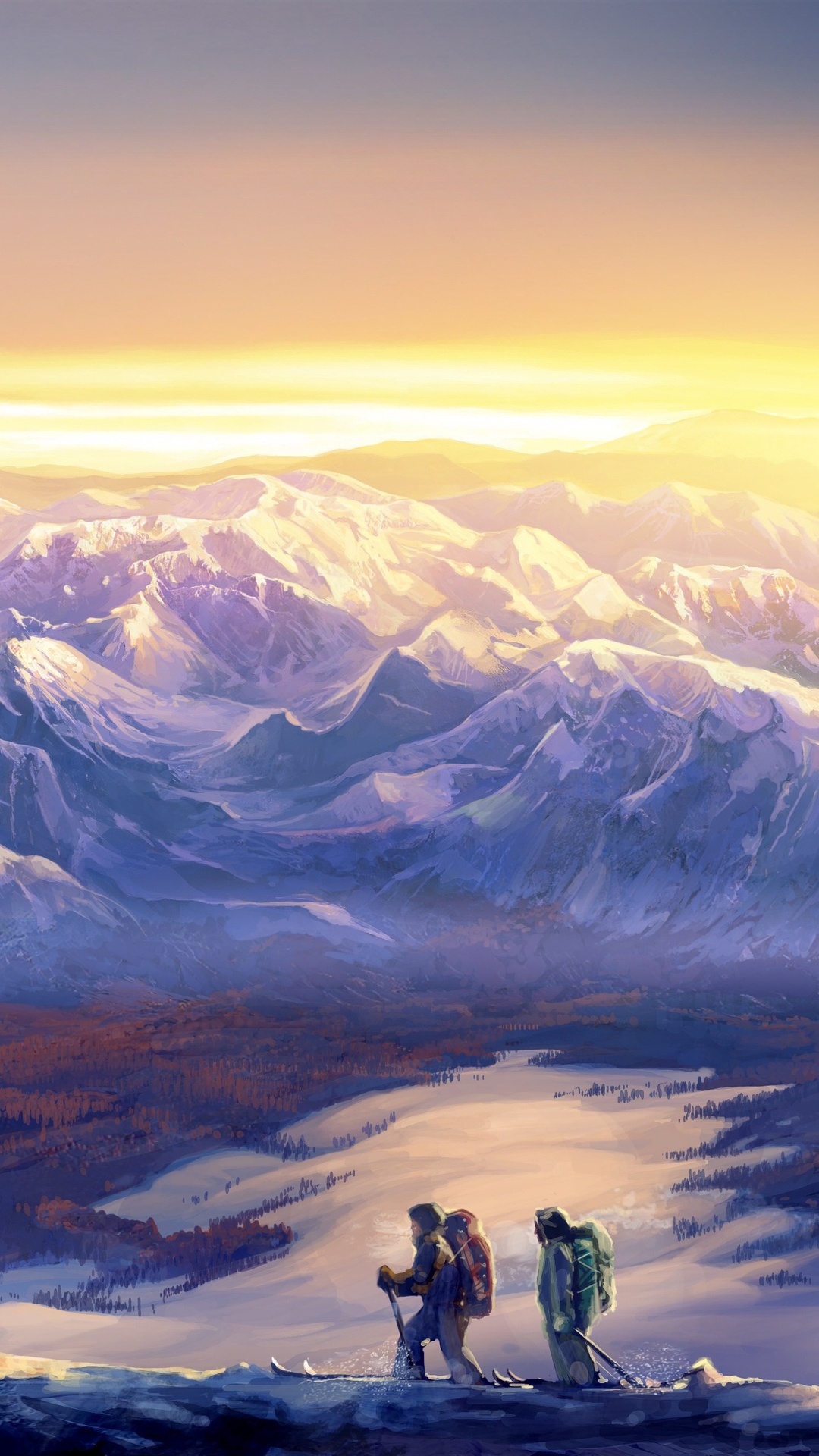 Hiking To The Snowy Mountains