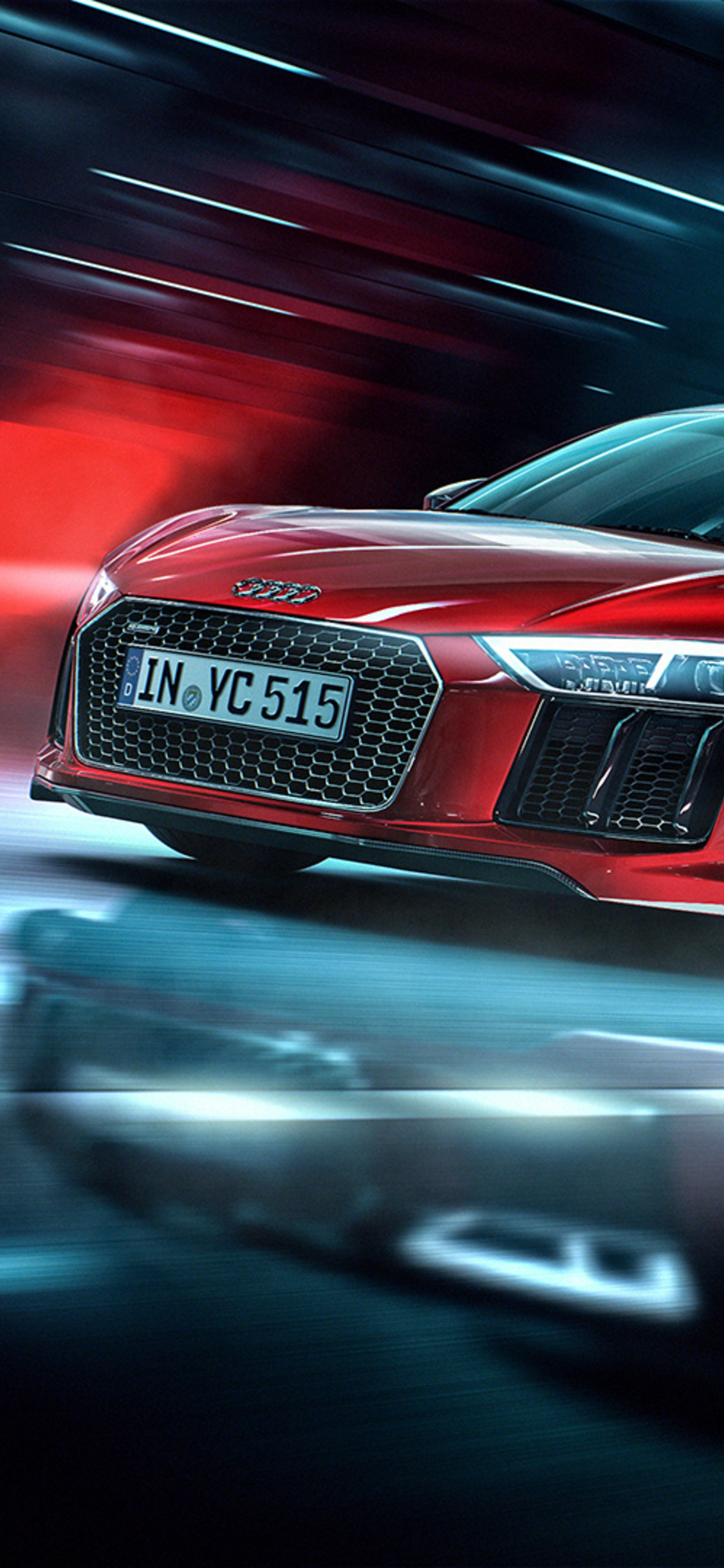 Audi R8 Red Car iPhone XS