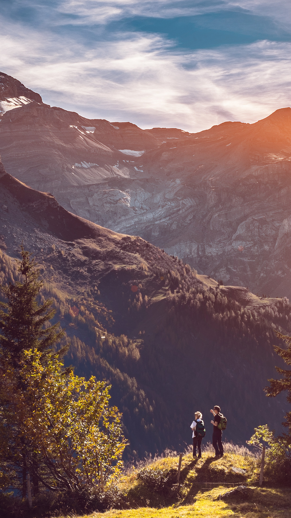 Landscape Mountain View Sky Flare