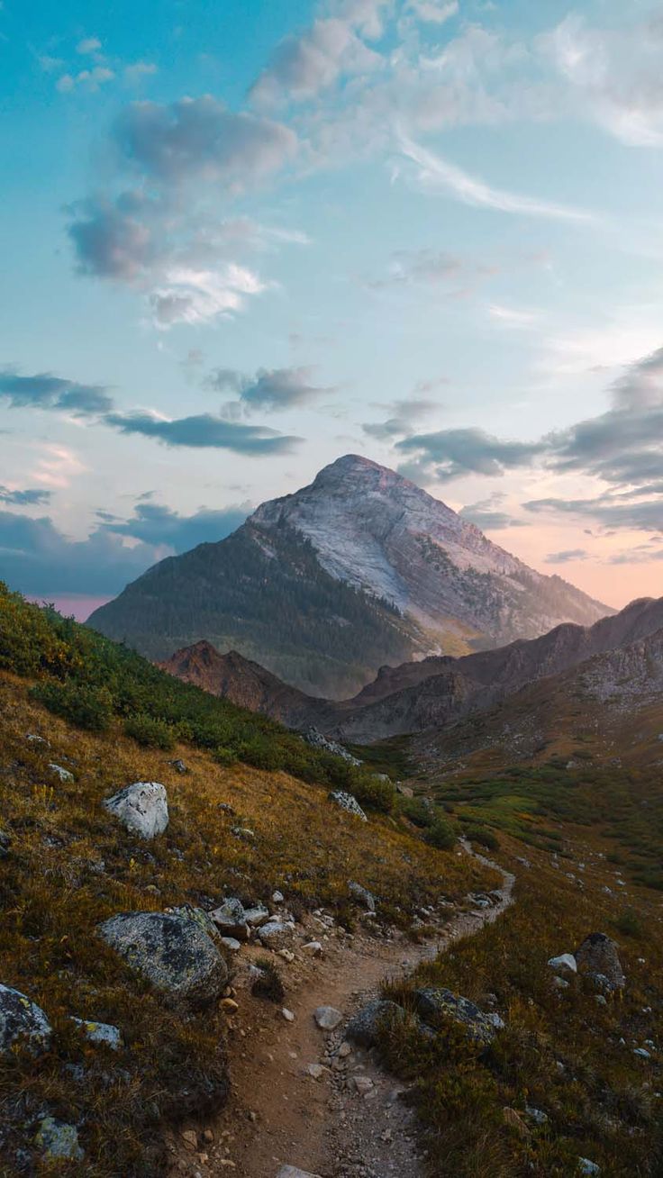 Mountain Pathway iPhone Wallpaper 4K