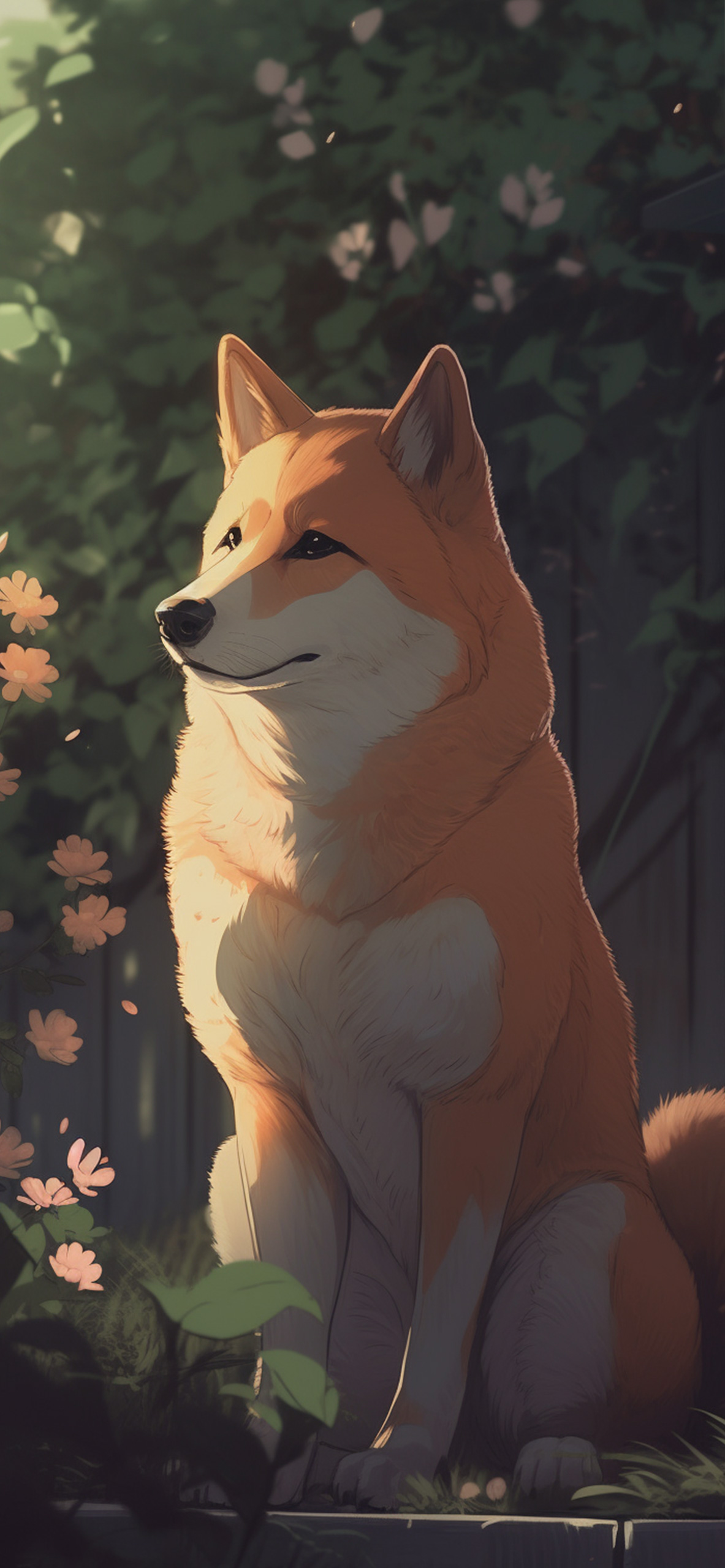 Shiba Inu Art Wallpaper