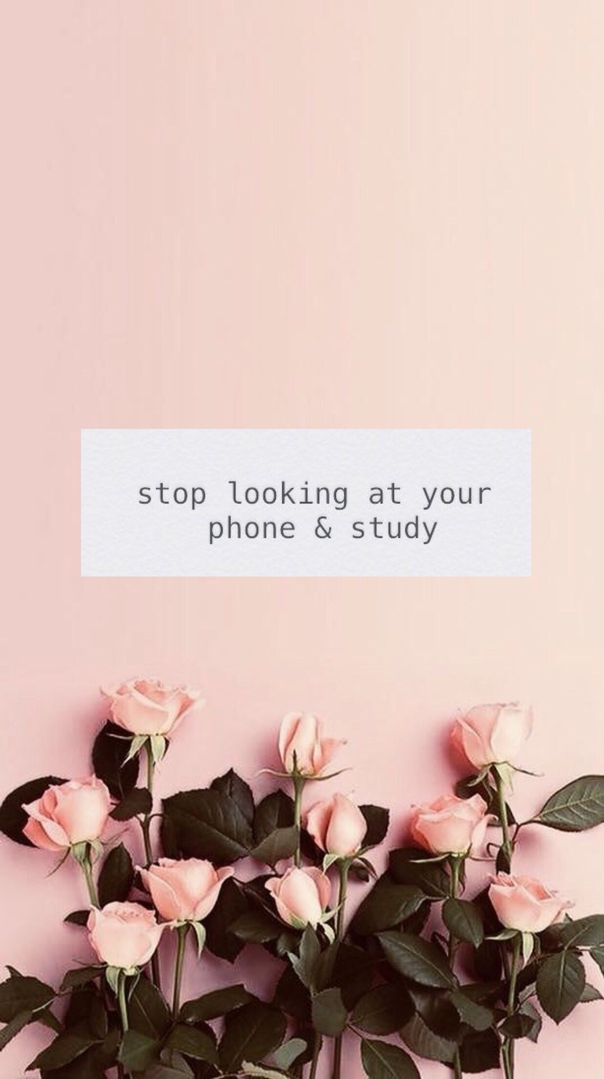 Stop looking at your phone Wallpaper