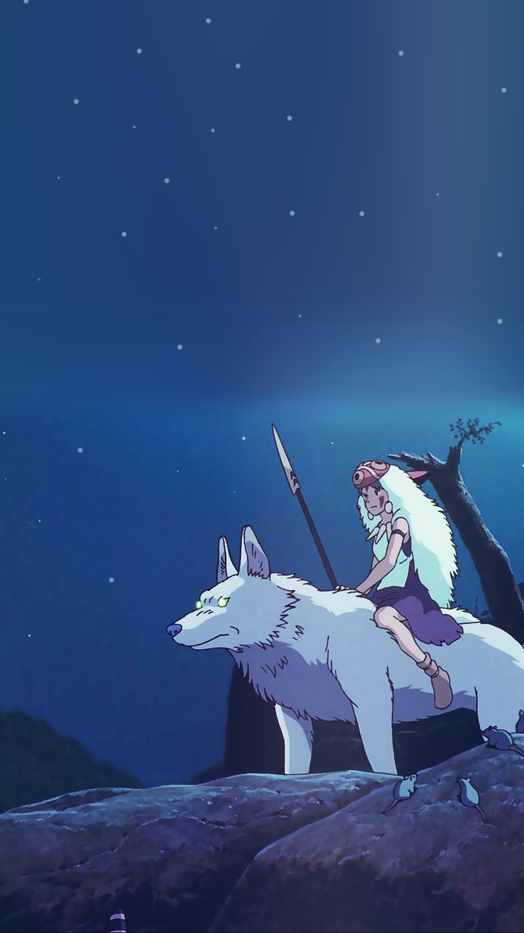 Princess Mononoke Phone Background