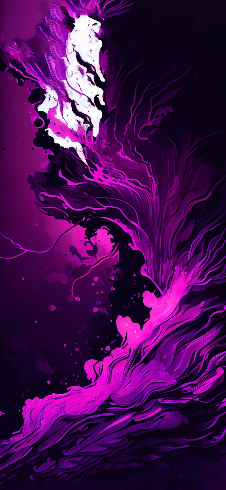Abstract Art Purple Wallpaper. Purple