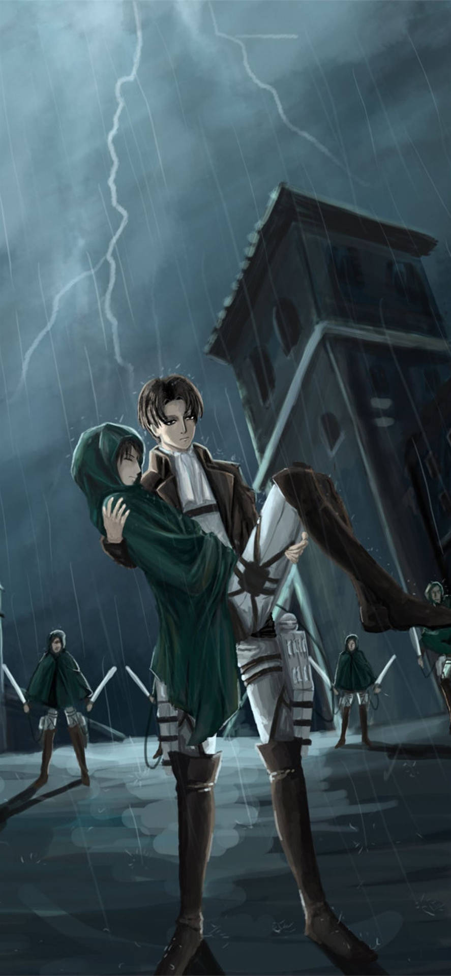 Download Levi Carrying Weak Eren Attack