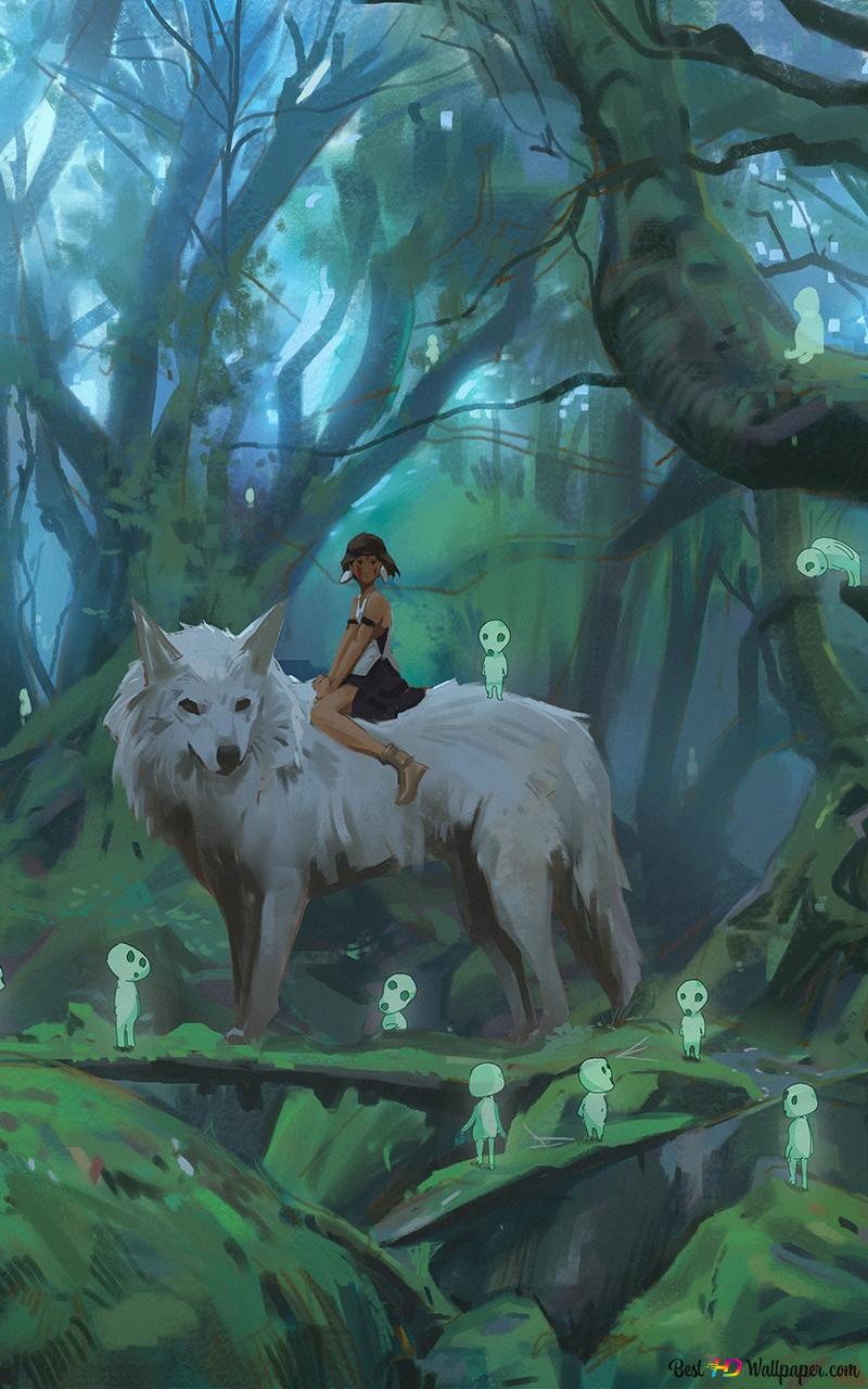 Princess Mononoke & Kodama HD