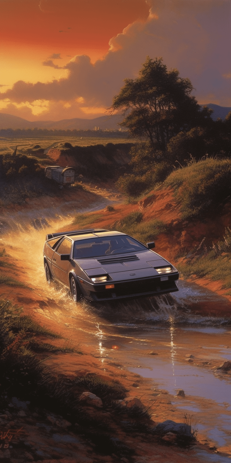 Some 90's car themed phone wallpaper