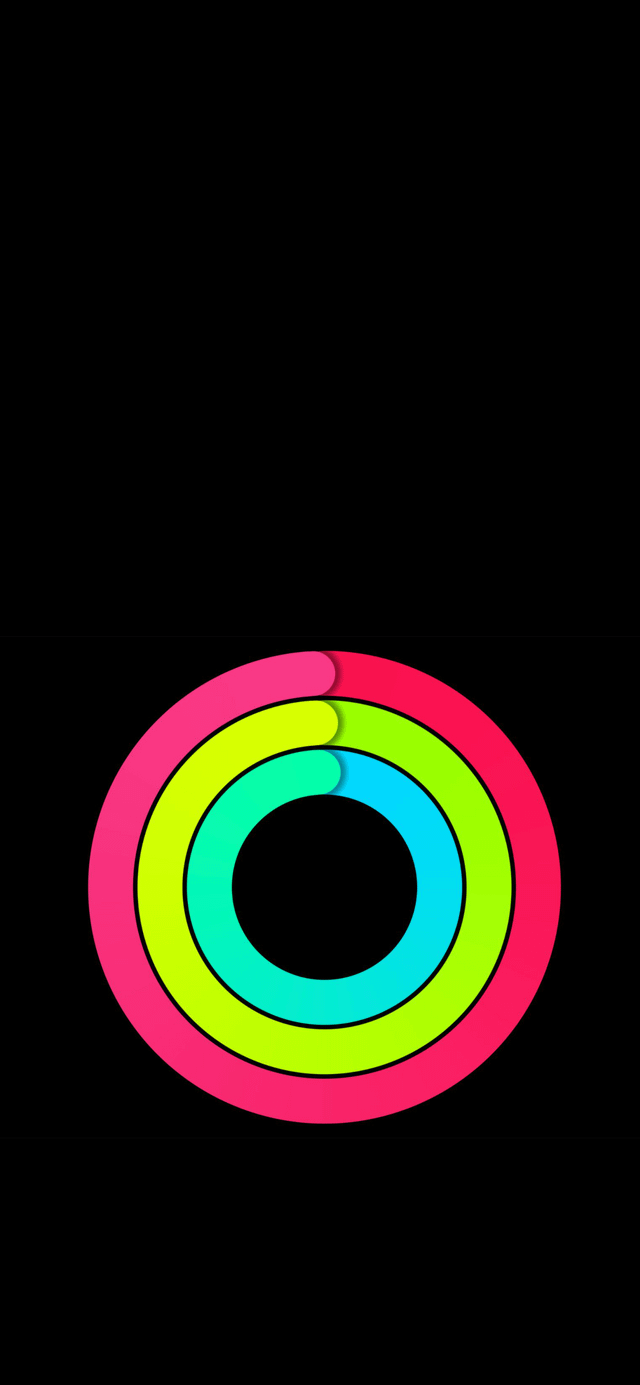 Activity rings Nike wallpaper [OC], r