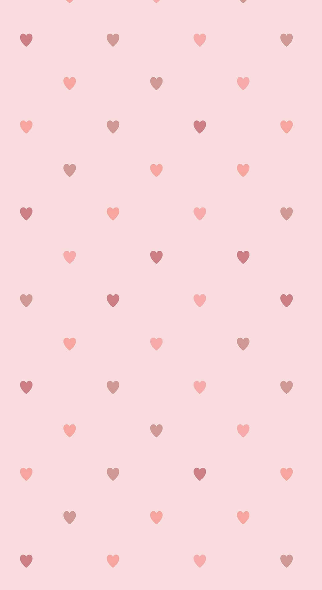 Pink Hearts iPhone Wallpaper