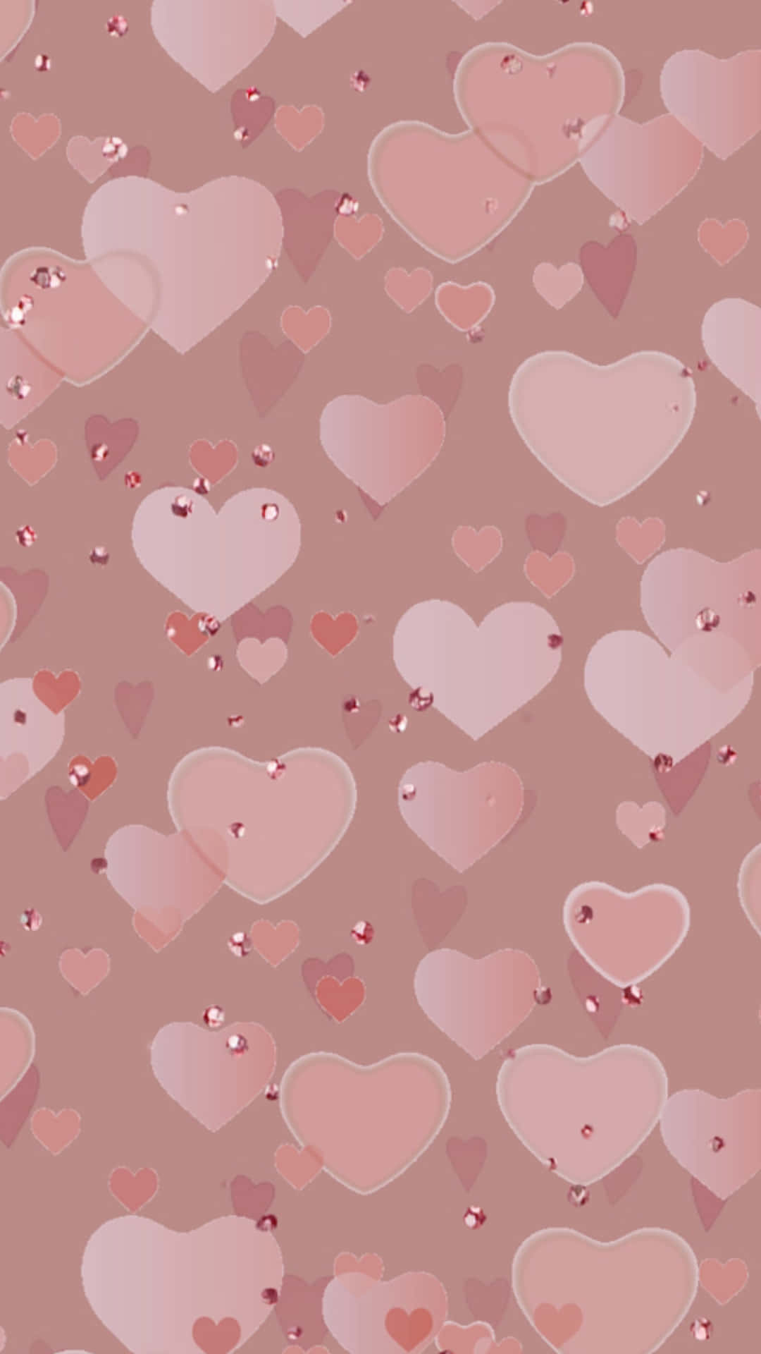Download Captivating Pink Heart iPhone