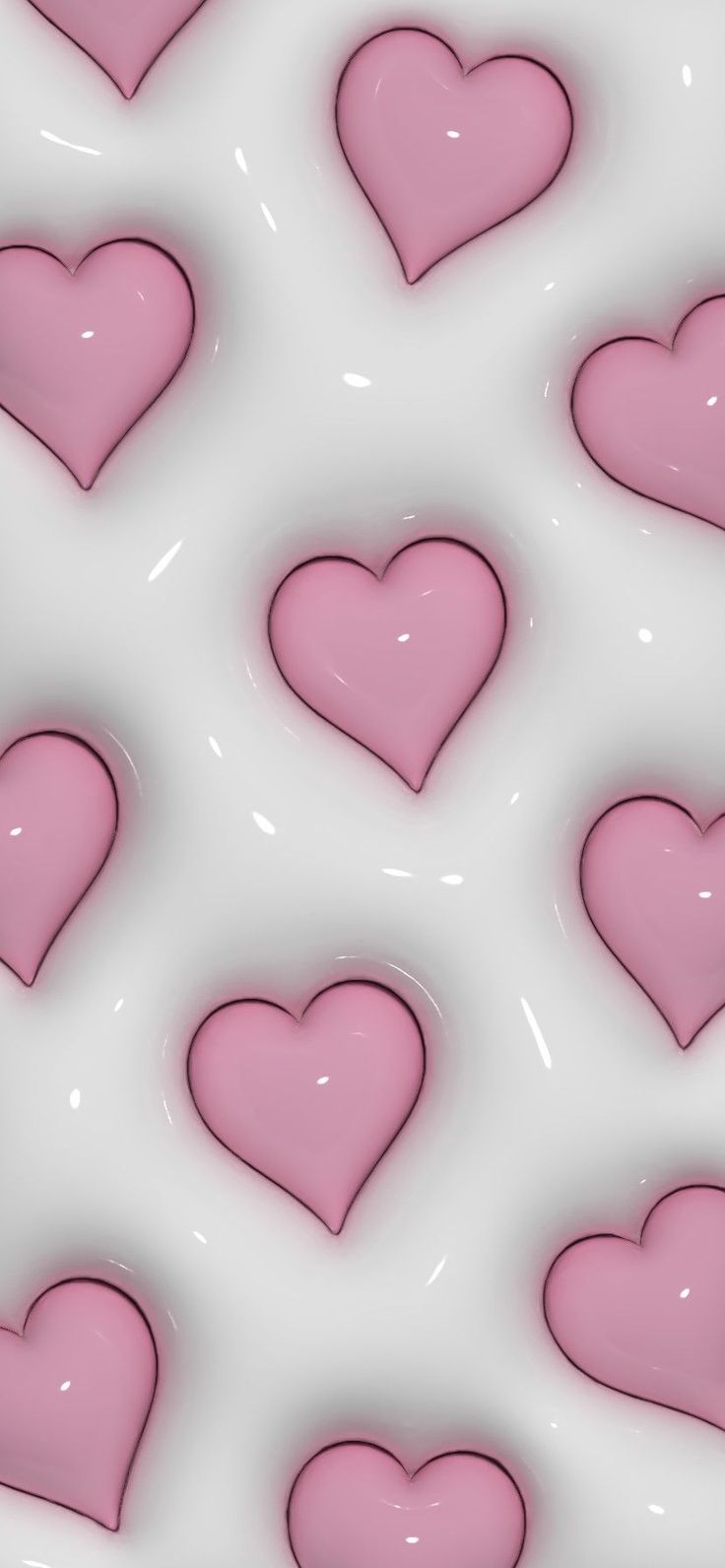 Heart iphone wallpaper, Pink wallpaper