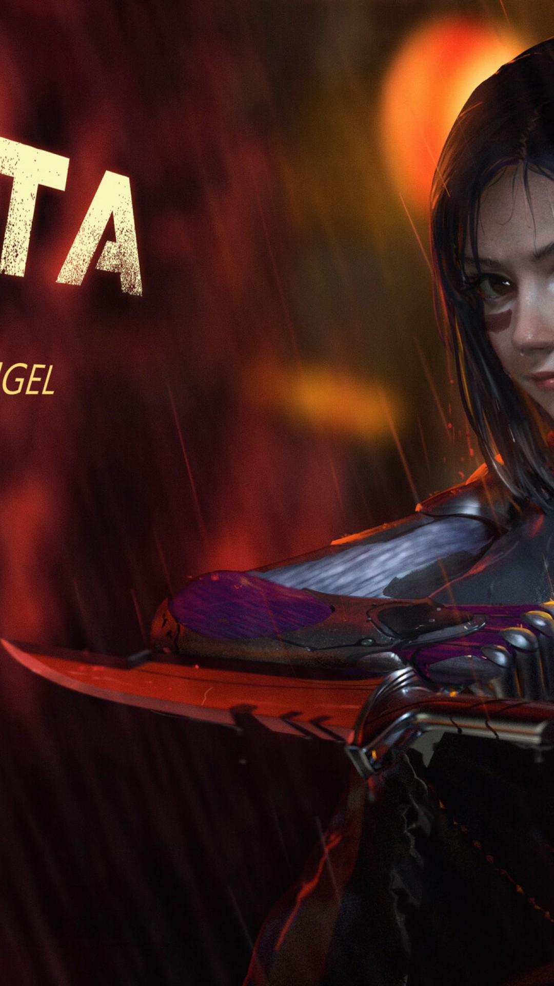 Alita Battle Angel HD Wallpaper iPhone