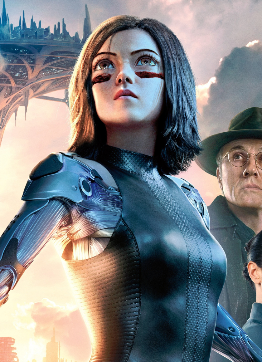 Download wallpaper 840x1160 alita