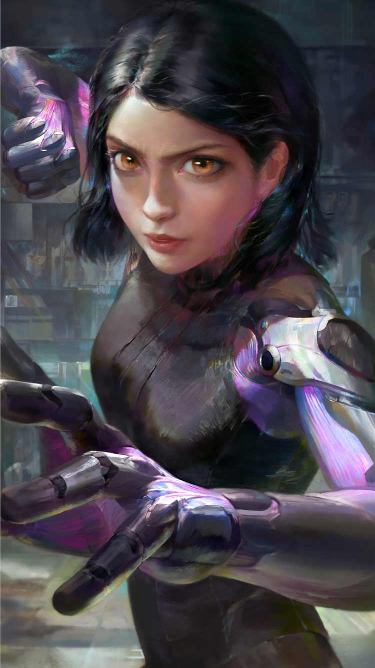 Best Alita battle angel iPhone 8 HD