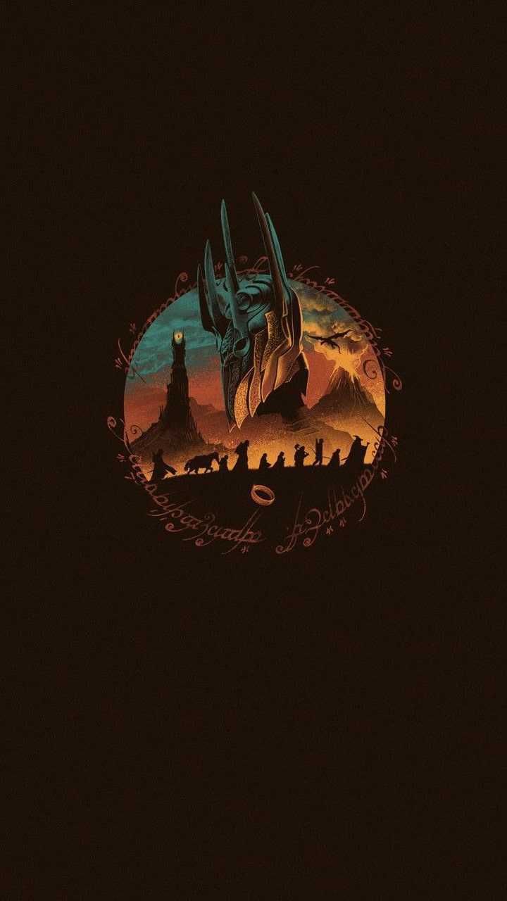 R Iphonewallpaper, Sauron Ro Telefone