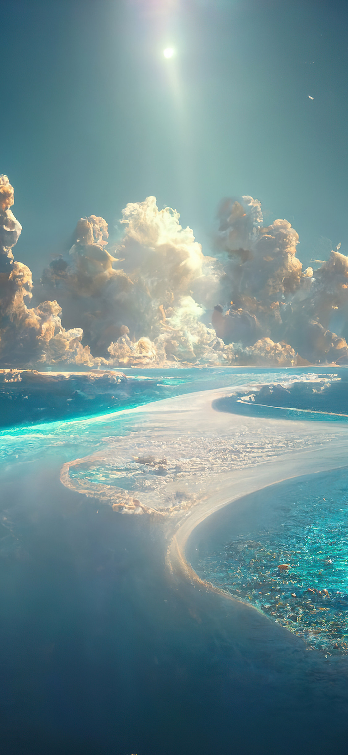 wallpaper 1125x2436 maldives, paradise