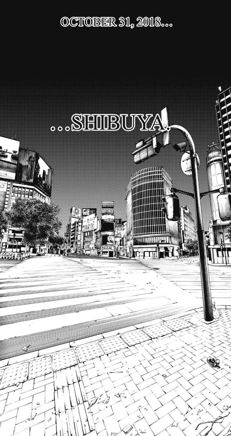 Jujutsu, Cool anime background, Shibuya