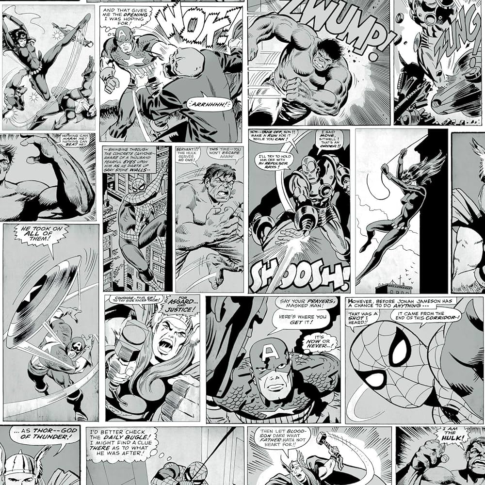 Marvel Avengers Wallpaper Black