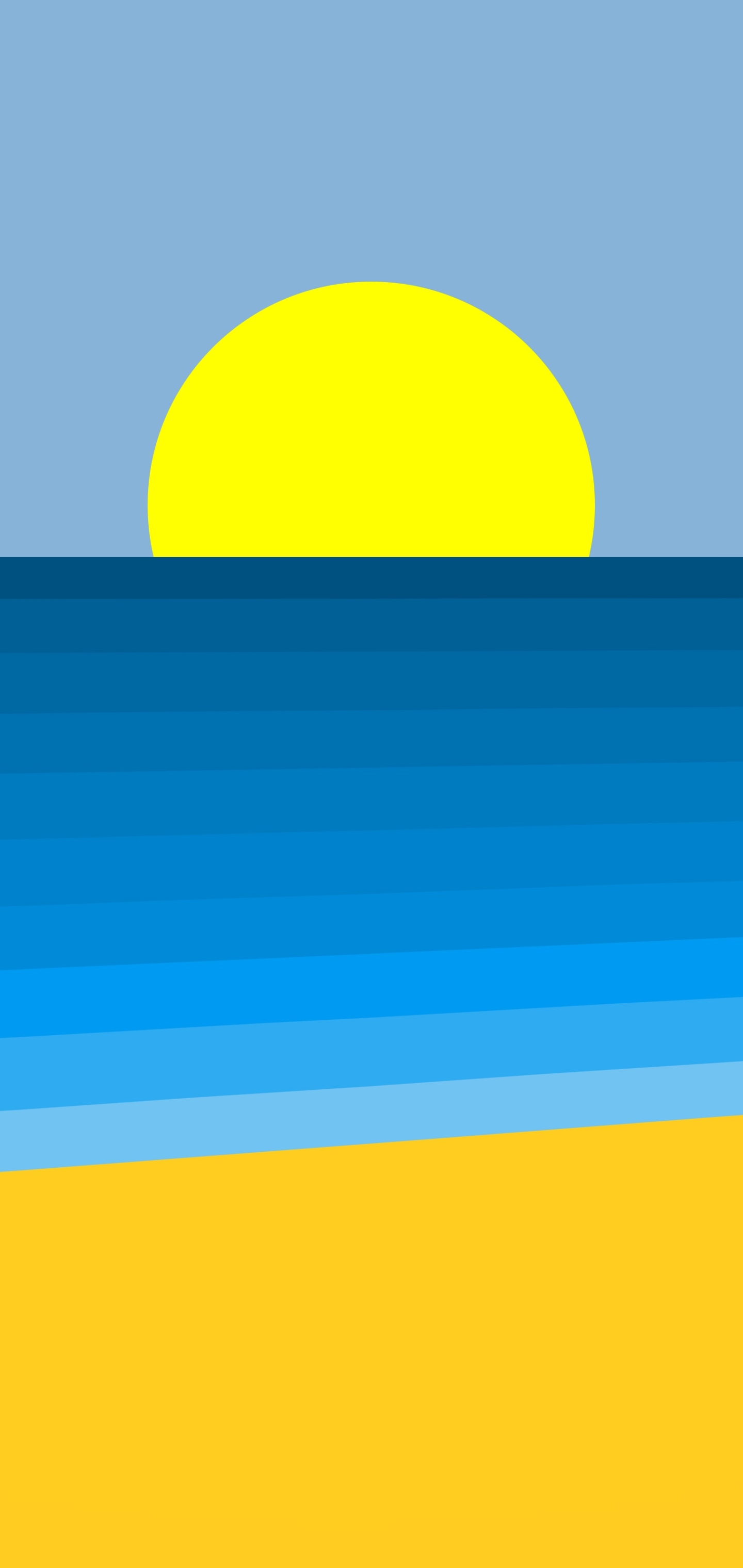 Artistic Summer Beach