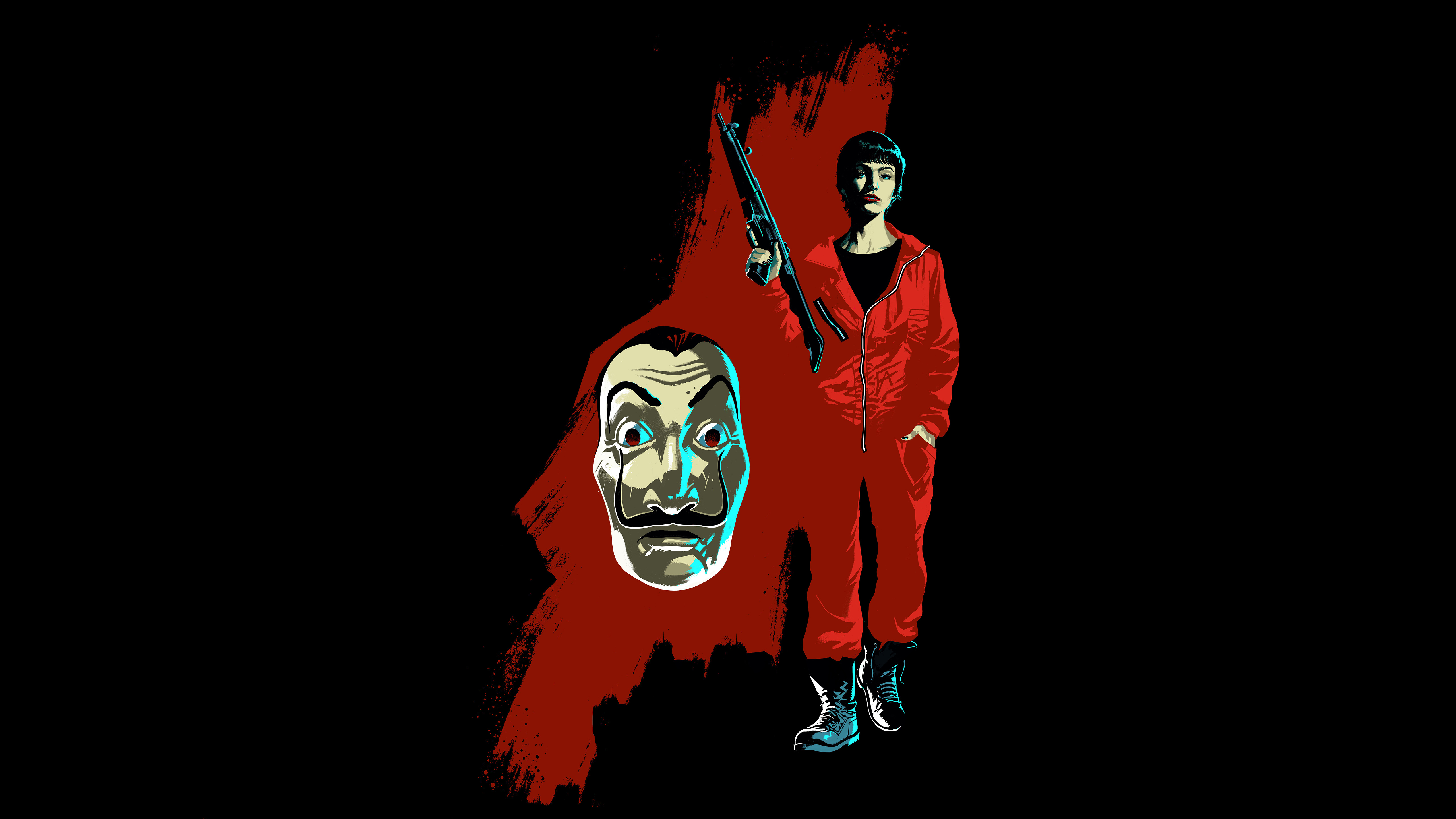 Tokyo In Money Heist 5k Wallpaper, HD Tv