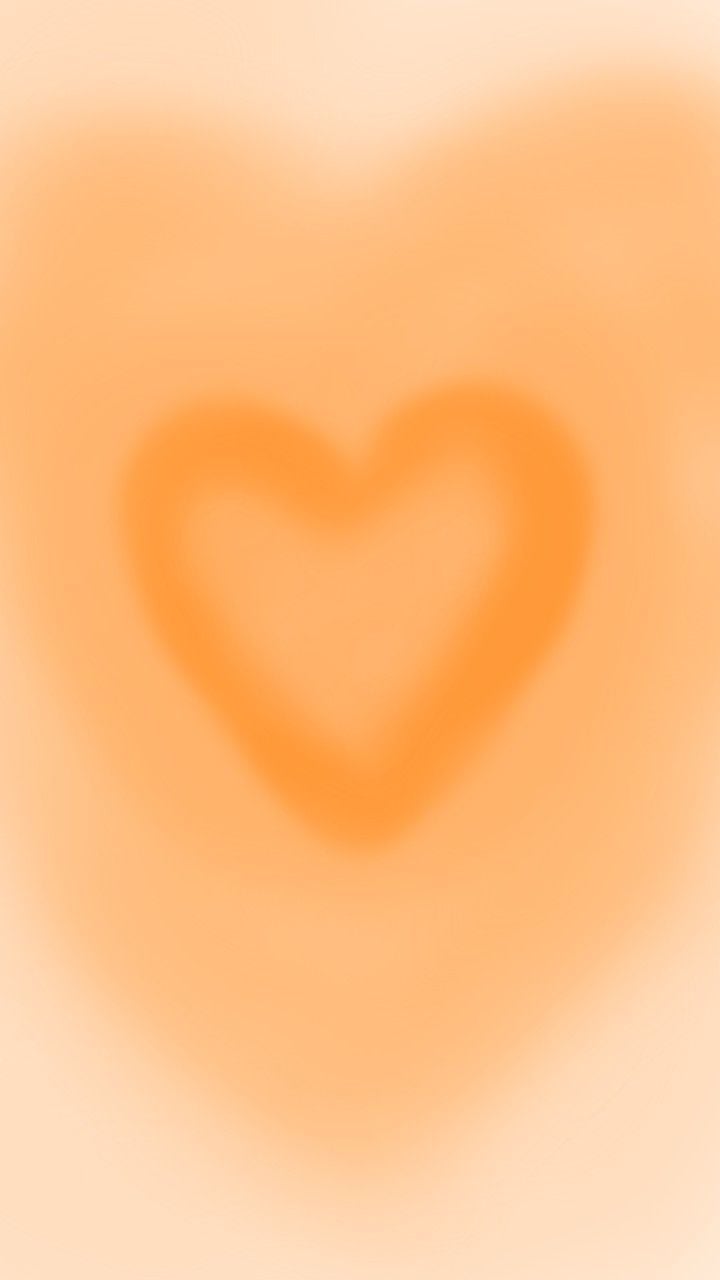 orange heart aura wallpaper. Mac