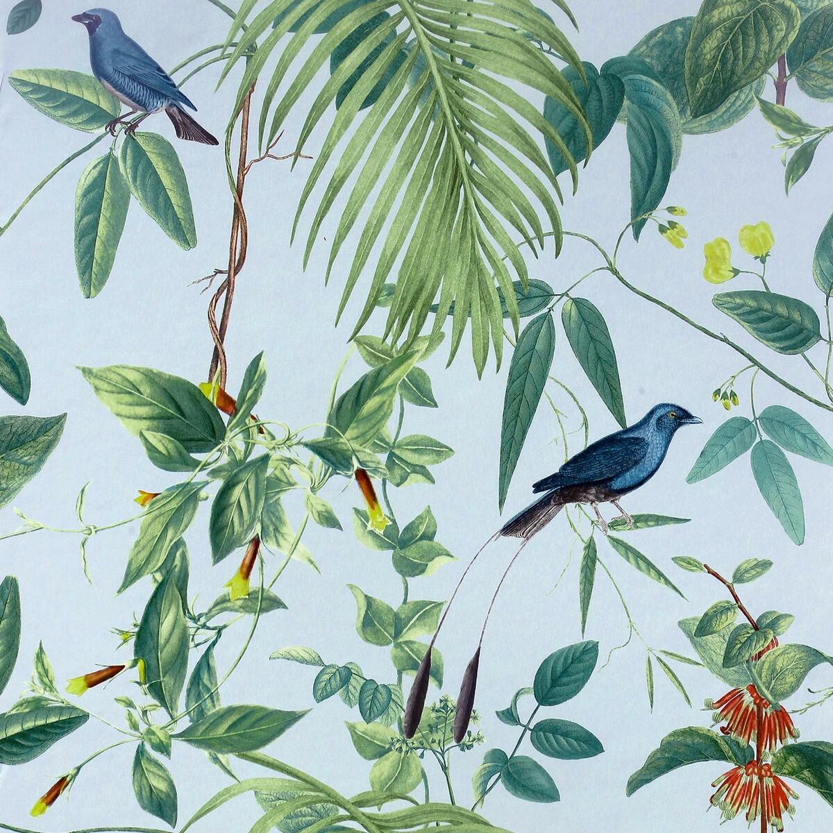 Exotic Garden Wallpaper Arthouse Blue