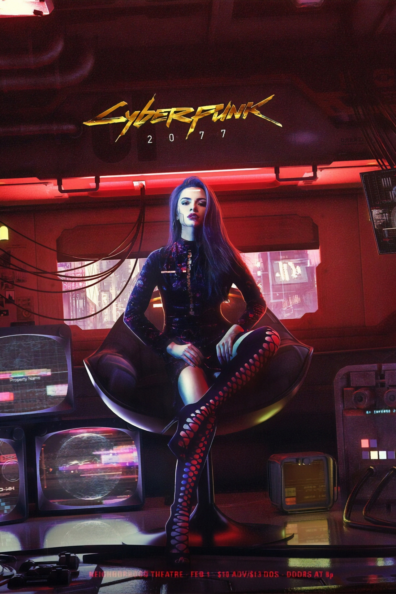 Cyberpunk 2077 Phone Wallpaper
