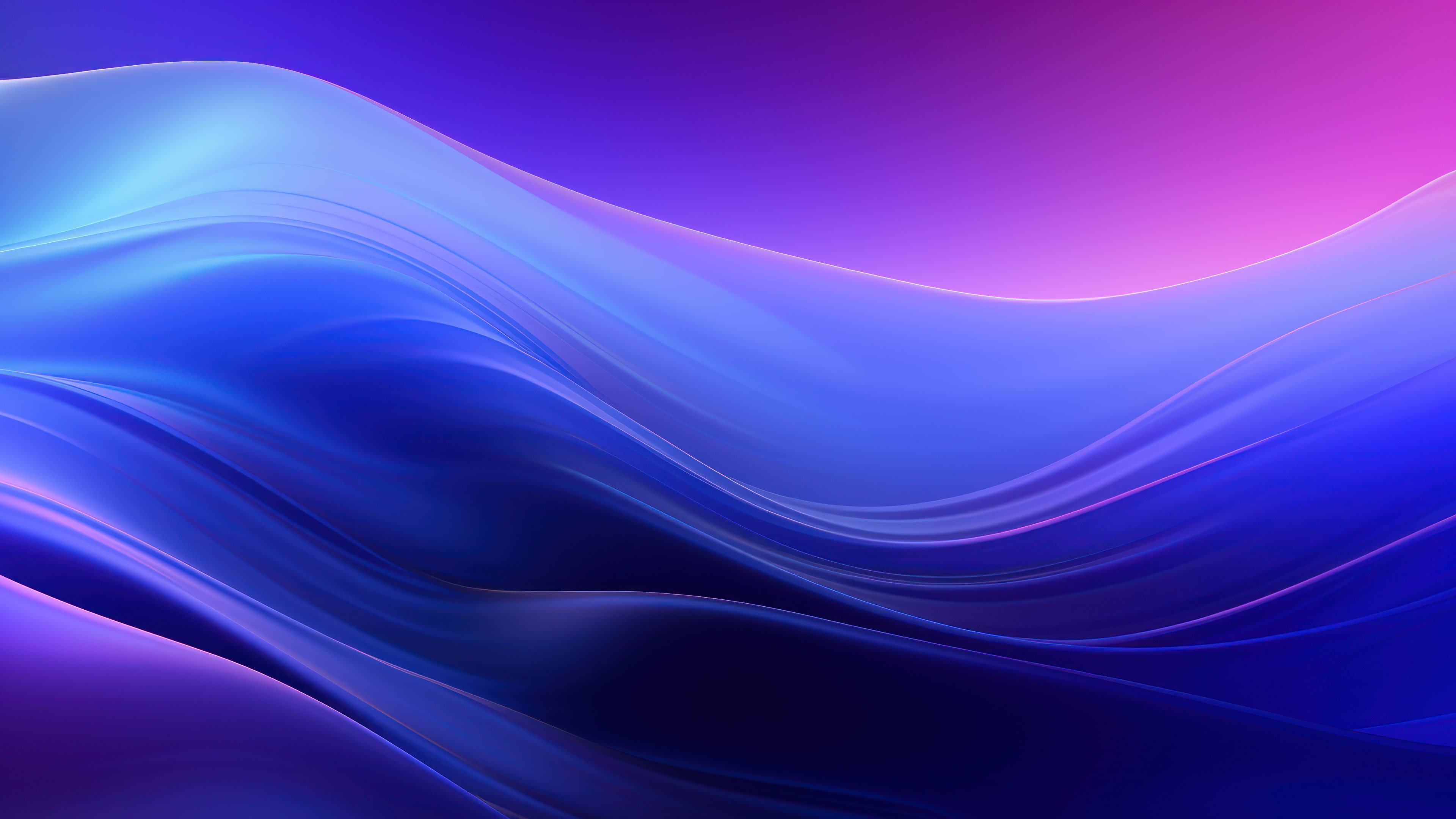 Purple Abstract Gradient Layers AI