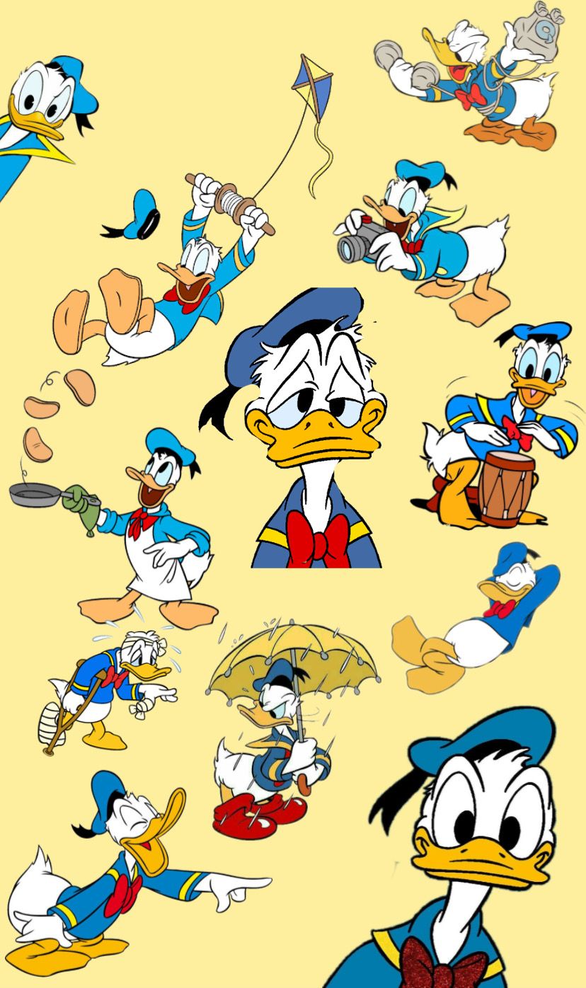 Disney wallpaper cartoon Donald Duck