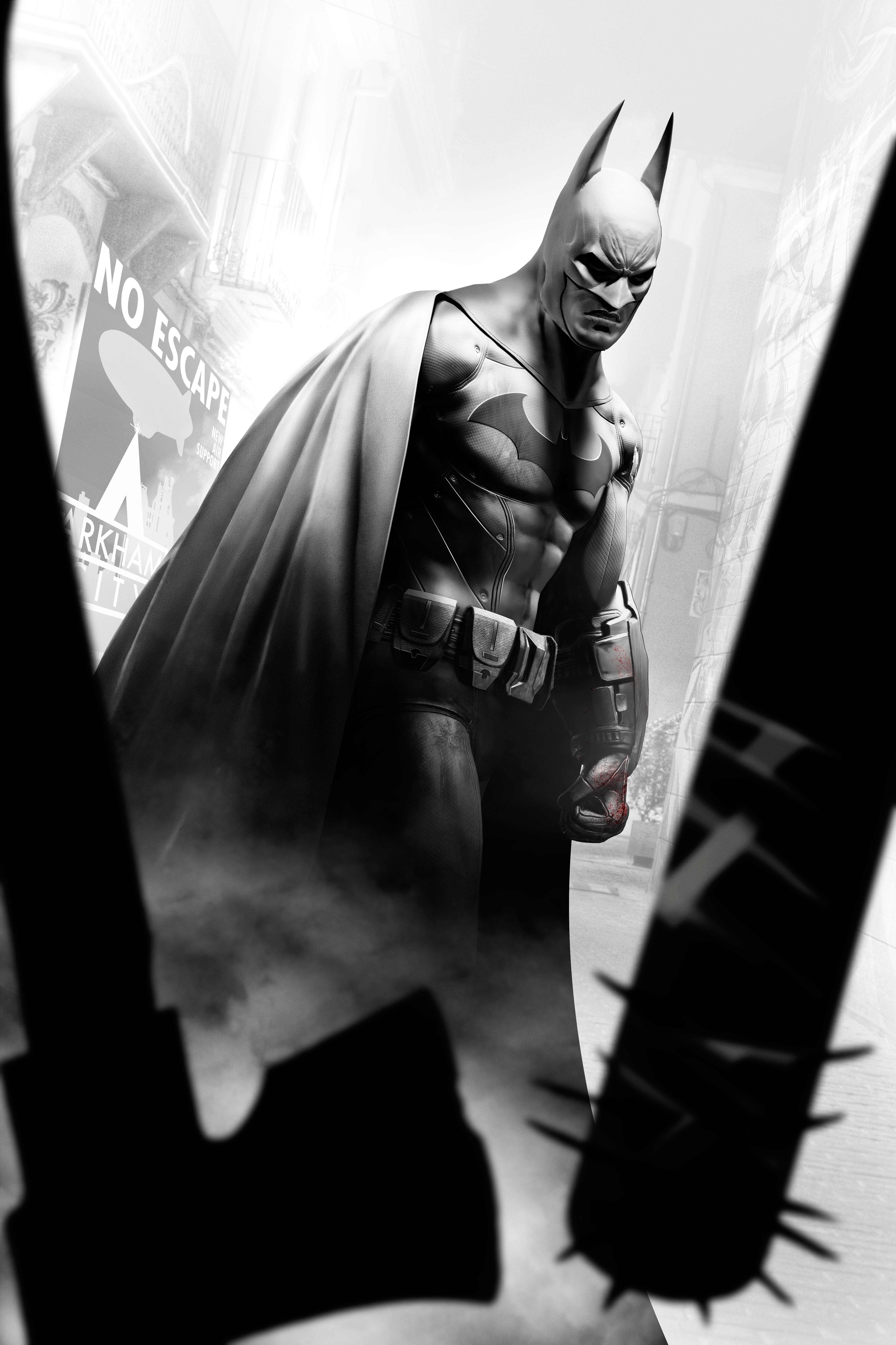 Batman Arkham city promo colored in
