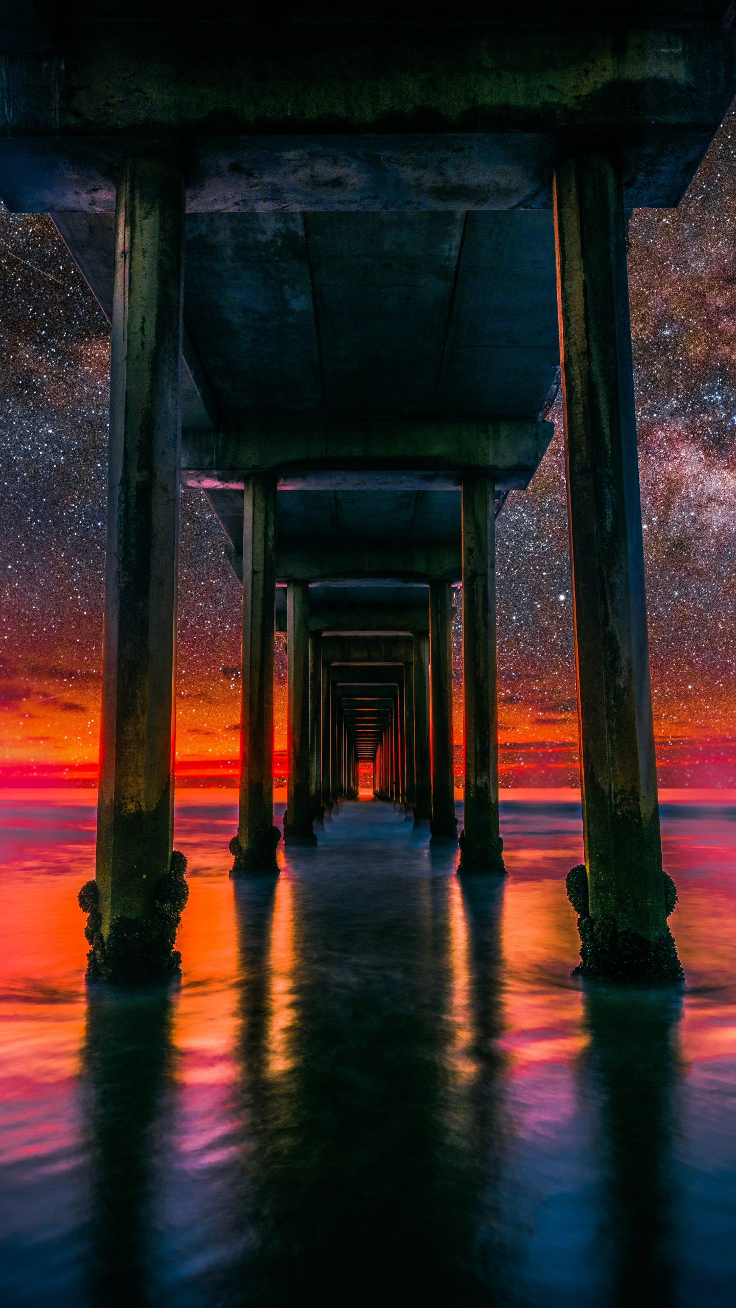 Scripps Pier Wallpaper 4K, La Jolla