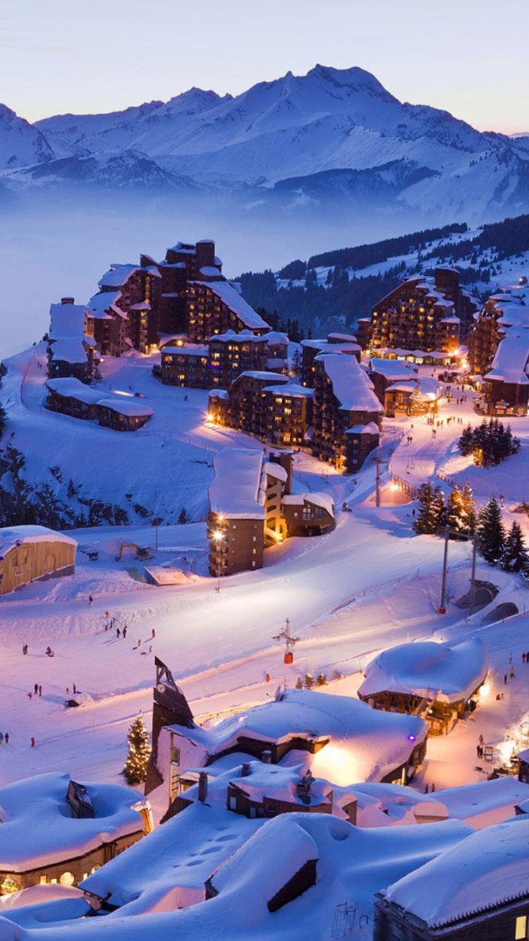 Avoriaz Ski resort in Morzine, France