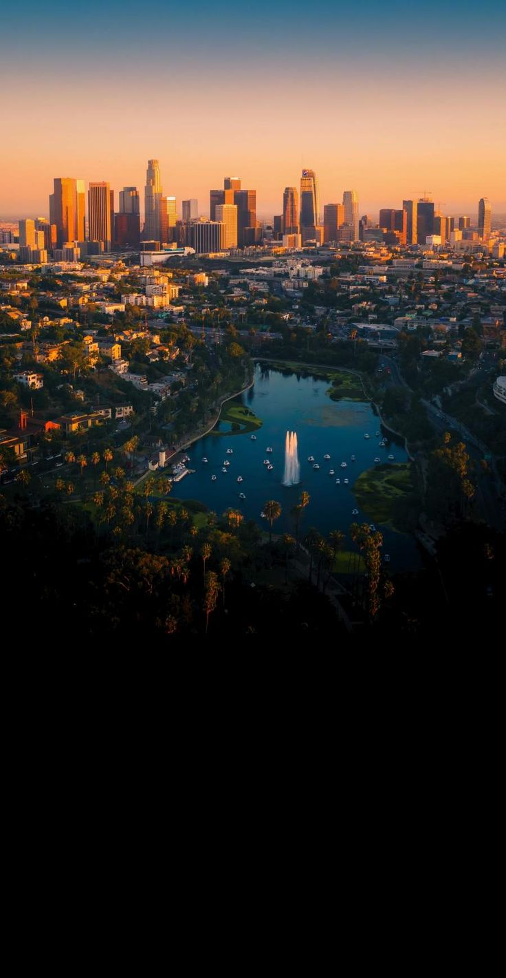 LA at Golden Hour Wallpaper