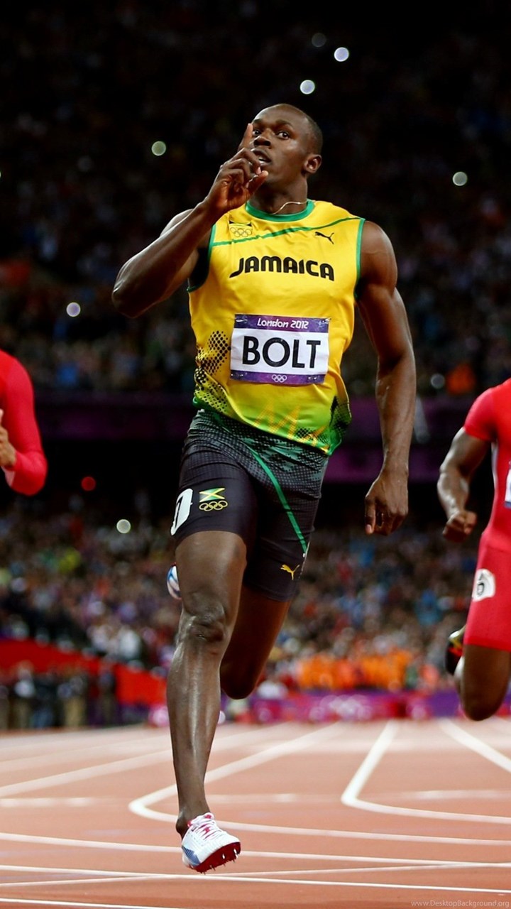 Usain Bolt Olympics Running Widescreen