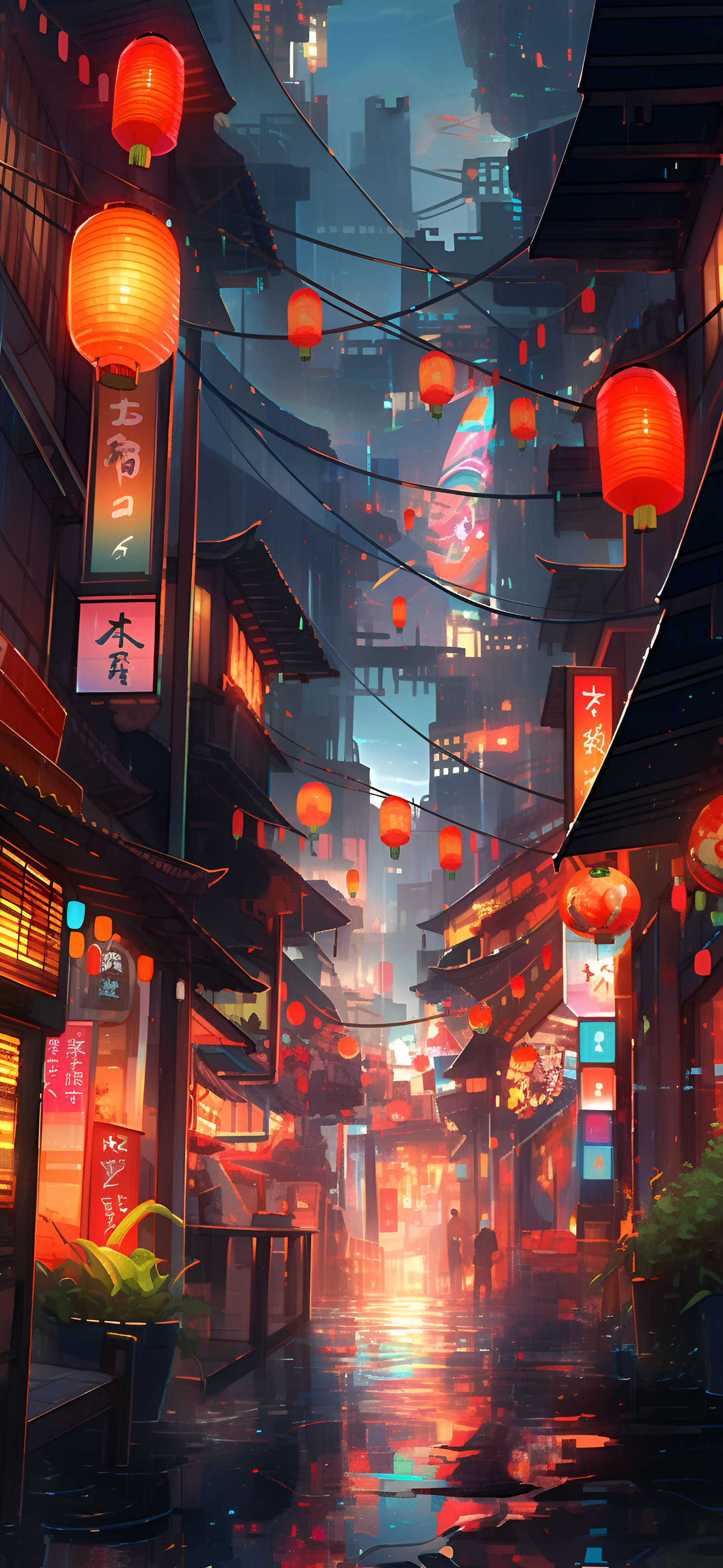 Vibrant Tokyo Quarters in