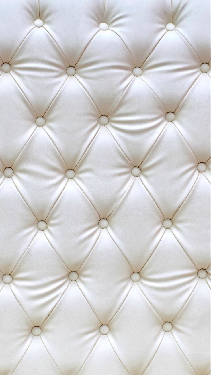 White Tufted Wallpaper. iPhone