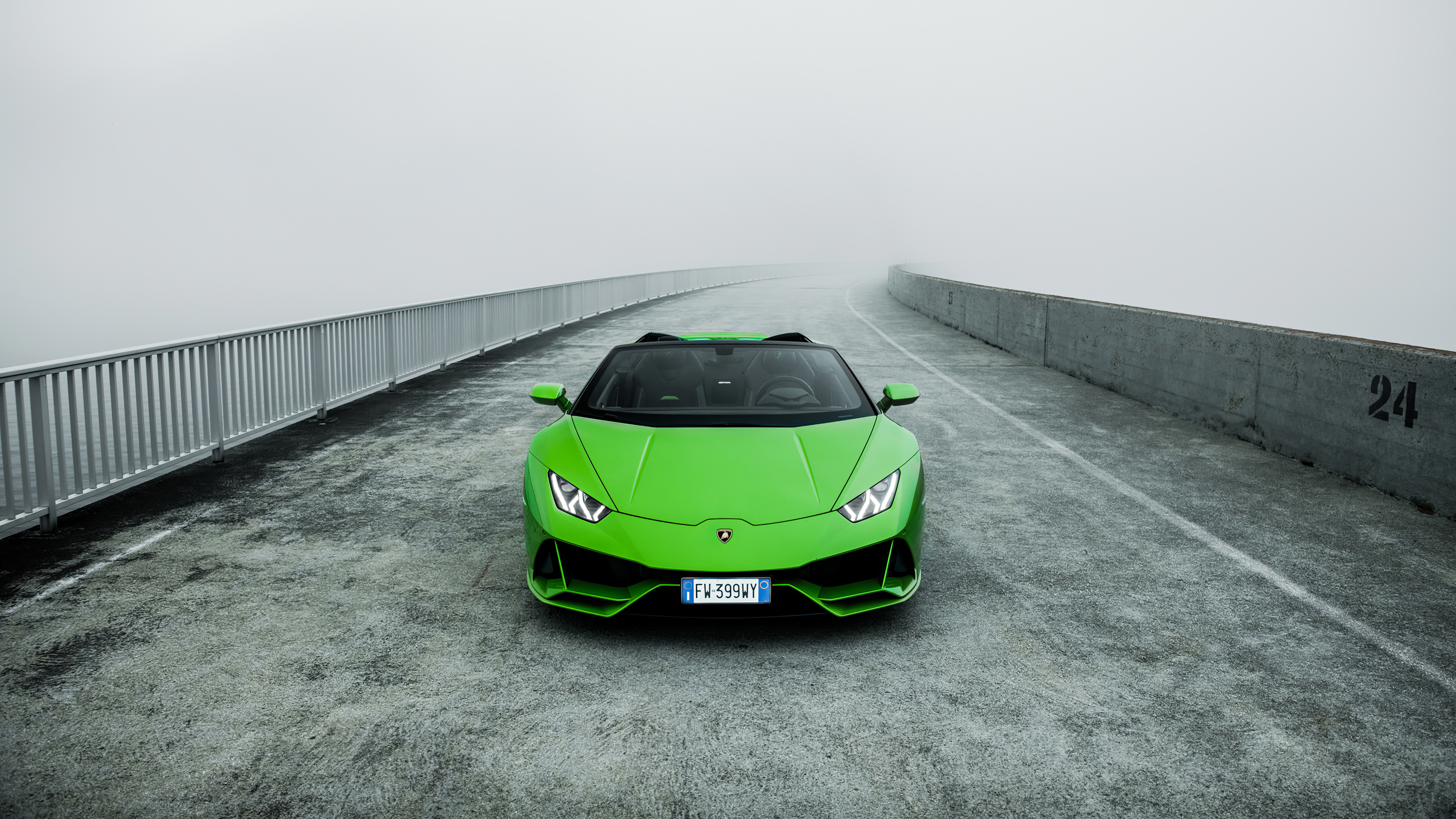 Green Car 4k Wallpaper
